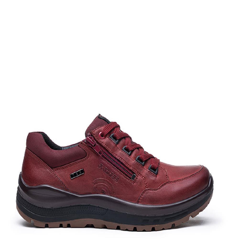 G COMFORT WOMENS WATERPROOF LACE WALKER BURGUNDY Paul Byron Shoes