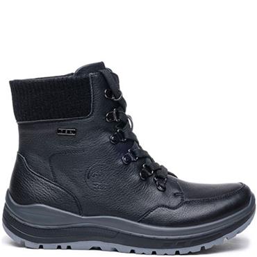 G COMFORT WOMENS WATERPROOF LACE BOOT - BLACK