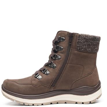 G COMFORT WOMENS WATERPROOF LACE BOOT - BROWN