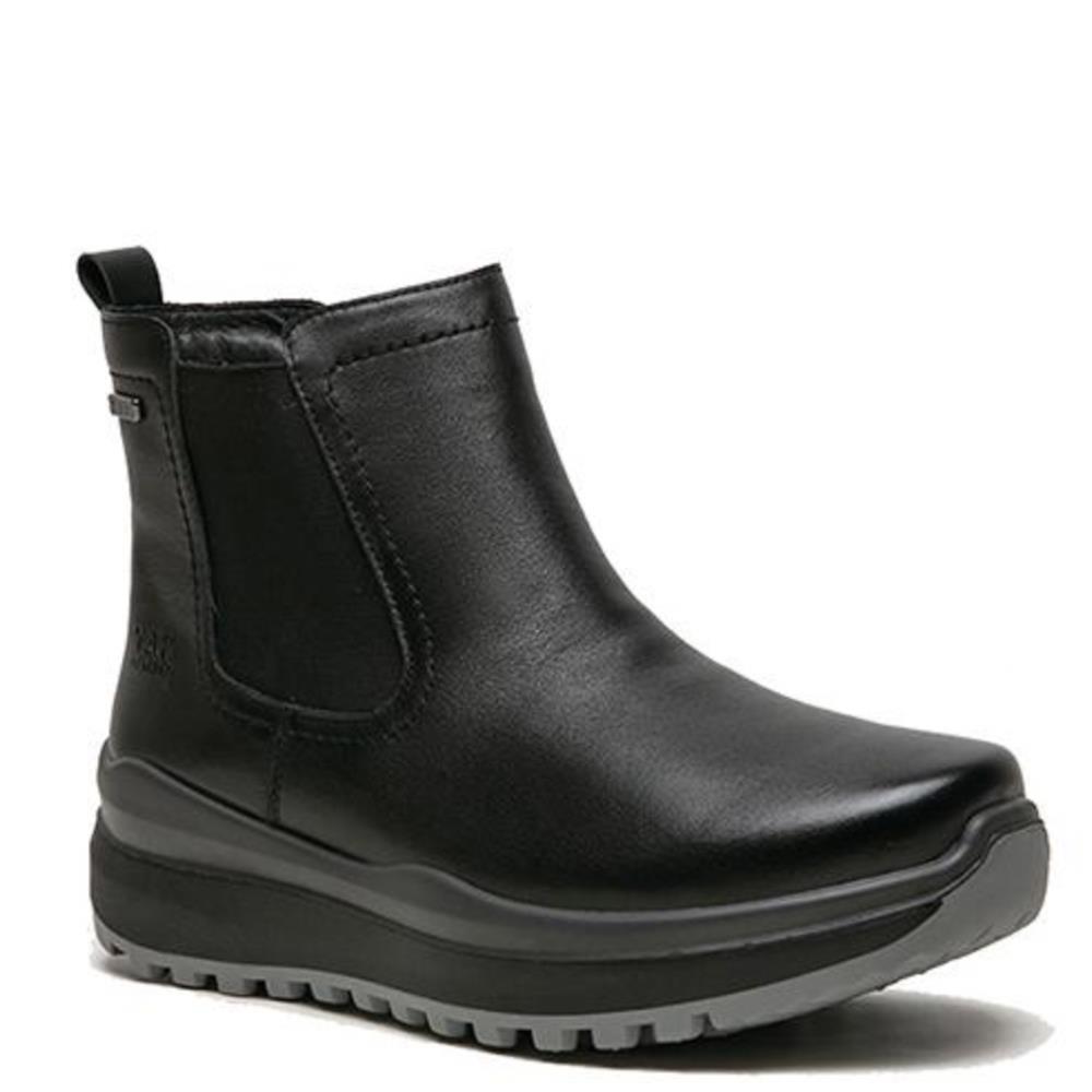 G COMFORT WOMENS WATERPROOF ZIP BOOT BLACK LEATHER Paul Byron Shoes