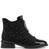 REDZ WOMENS ANKLE BOOT - BLACK