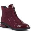 REDZ WOMENS ANKLE BOOT - WINE