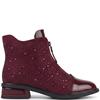 REDZ WOMENS ANKLE BOOT - WINE