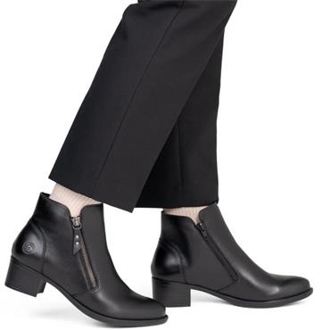 REMONTE WOMENS ANKLE BOOT - BLACK