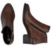 REMONTE WOMENS LEATHER ANKLE BOOT - BROWN
