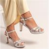 LUNAR WOMENS MID HEEL - SILVER