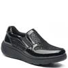G COMFORT WOMENS WATERPROOF SLIP ON SHOE - BLACK PATENT