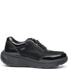 G COMFORT WOMENS SIDE ZIP TRAINER - BLACK PATENT