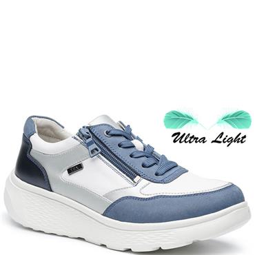 G COMFORT WOMENS TRAINER - BLUE WHITE