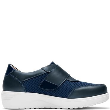 G COMFORT WOMENS EXTRA WIDE FIT SHOE - NAVY