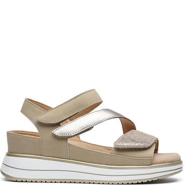 G COMFORT WOMENS SANDAL - TAUPE