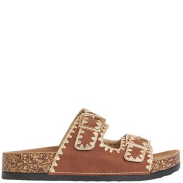 HEAVENLY FEET WOMENS SANDAL - BARK