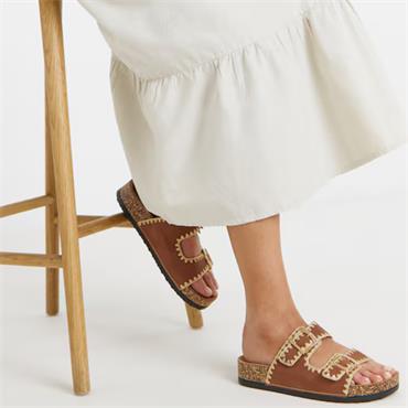 HEAVENLY FEET WOMENS SANDAL - BARK