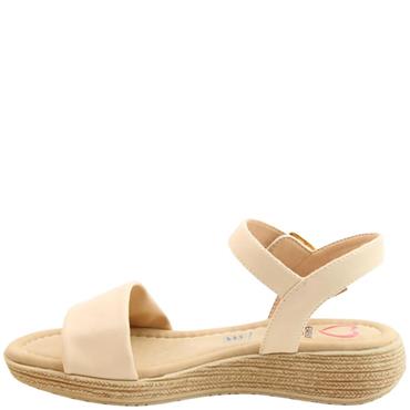 HEAVENLY FEET WOMENS SANDAL - BEIGE