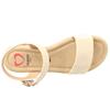HEAVENLY FEET WOMENS SANDAL - BEIGE