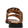 STEVE MADDEN WOMENS LOW HEEL SLING BACK - LEOPARD