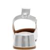 STEVE MADDEN WOMENS STRAP SANDAL - SILVER