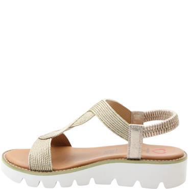HEAVENLY FEET WOMENS SANDAL - GOLD
