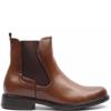 SUSST WOMENS ZIP CHELSEA ANKLE BOOT - TAN