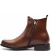 SUSST WOMENS ZIP CHELSEA ANKLE BOOT - TAN