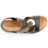 HEAVENLY FEET WOMENS SANDAL - BLACK
