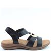 HEAVENLY FEET WOMENS SANDAL - BLACK