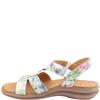 HEAVENLY FEET WOMENS SANDAL - WHITE FLOWER