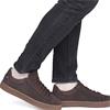 RIEKER MENS LACE UP TRAINER - BROWN