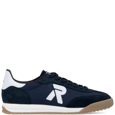 RIEKER MENS LACE UP CASUAL SHOE - BLUE