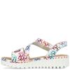 RIEKER WOMENS WEDGE STRAP SANDAL - MULTI