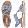 RIEKER WOMENS WEDGE SHOE - BLUE