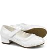 DUBARRY GIRLS STRAP COMMUNION SHOE - WHITE PATENT