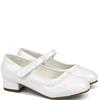 DUBARRY GIRLS STRAP COMMUNION SHOE - WHITE PATENT