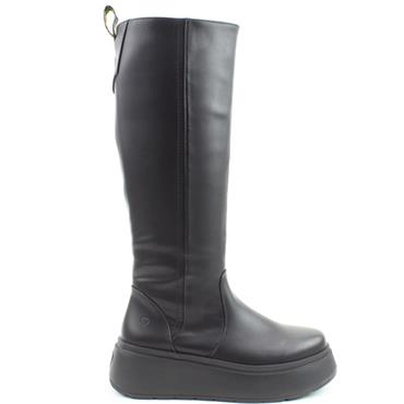 HEAVENLY FEET WOMENS HIGH LEG BOOT - BLACK