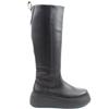 HEAVENLY FEET WOMENS HIGH LEG BOOT - BLACK