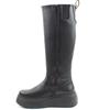 HEAVENLY FEET WOMENS HIGH LEG BOOT - BLACK