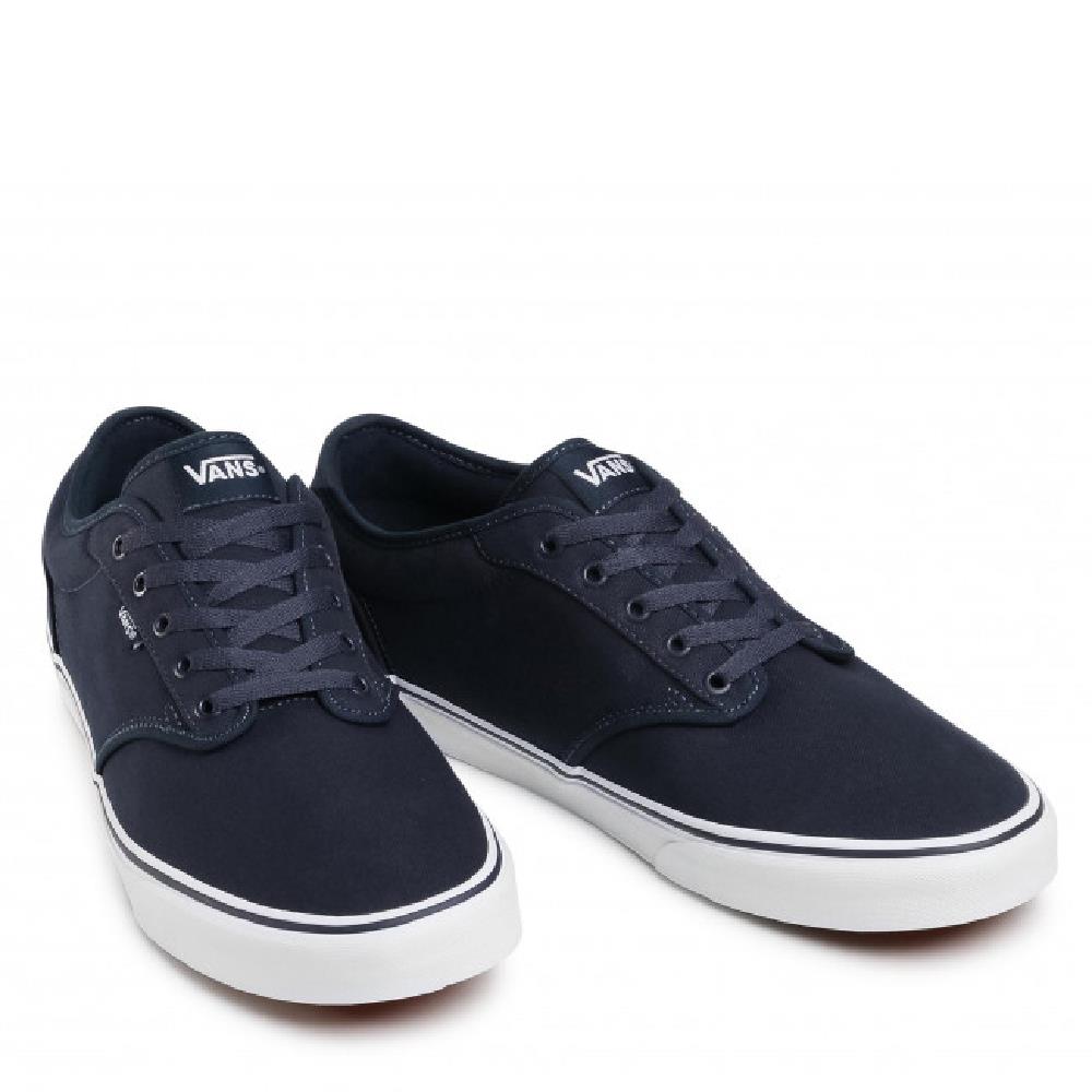 VANS MENS ATWOOD CANVAS LACE TRAINER NAVY WHITE Paul Byron Shoes Ireland