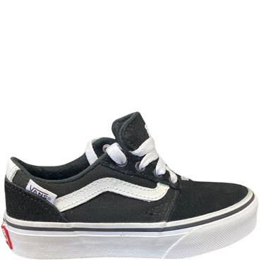 VANS BOYS CHAPMAN TIE SHOE - BLACK WHITE