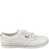 VANS LDS ATWOOD LOW PERF TIE SHOE - WHITE