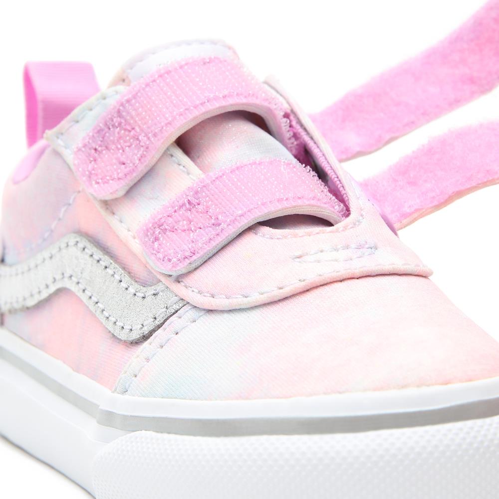 VANS GIRLS WARD VELCRO STRAP TRAINER GLITTER MULTI Paul Byron Shoes