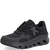 RIEKER WOMENS SOFT LACE TRAINER - BLACK