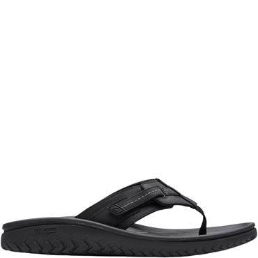 CLARKS MENS SLIP ON STRAP SANDAL - BEESWAX LEATHER | Paul  display picture 2