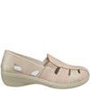 COMFORT WOMENS CLOSED IN SANDAL - BEIGE MULTI