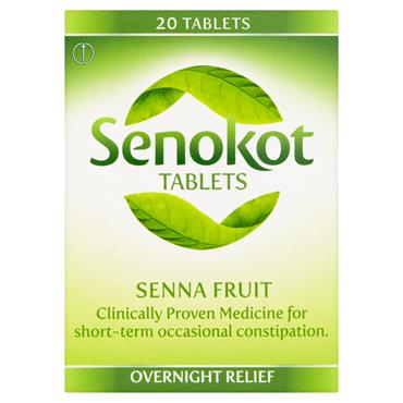 SENOKOT CONSTIPATION RELIEF 20 TABLETS