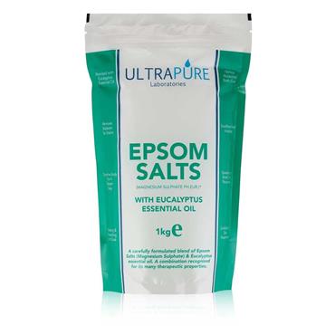 ULTRAPURE EPSOM SALTS & EUCALYPTUS ESSENTIAL OIL 1KG