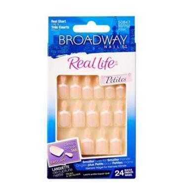 BROADWAY NAILS REAL LIFE PETITES PINK 1PCE