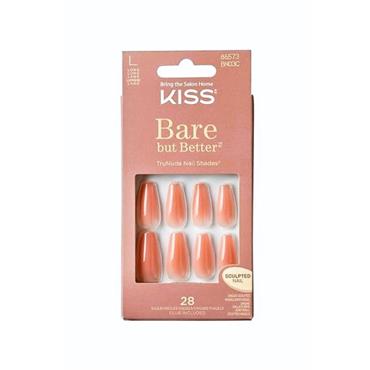 KISS BARE BUT BETTER TRUNUDE LONG NAILS