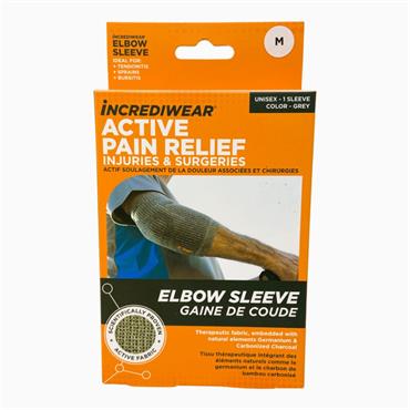 INCREDIWEAR ELBOW SLEEVE GREY MED