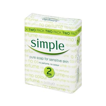 SIMPLE SOAP TWIN PACK 125G
