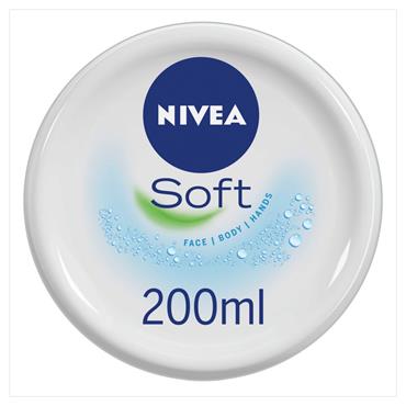 NIVEA SOFT INTENSIVE MOISTURISING CREAM POT 200ML